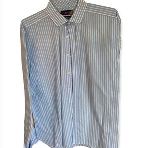 Ted Baker endurance dress shirt, neck 17, blue